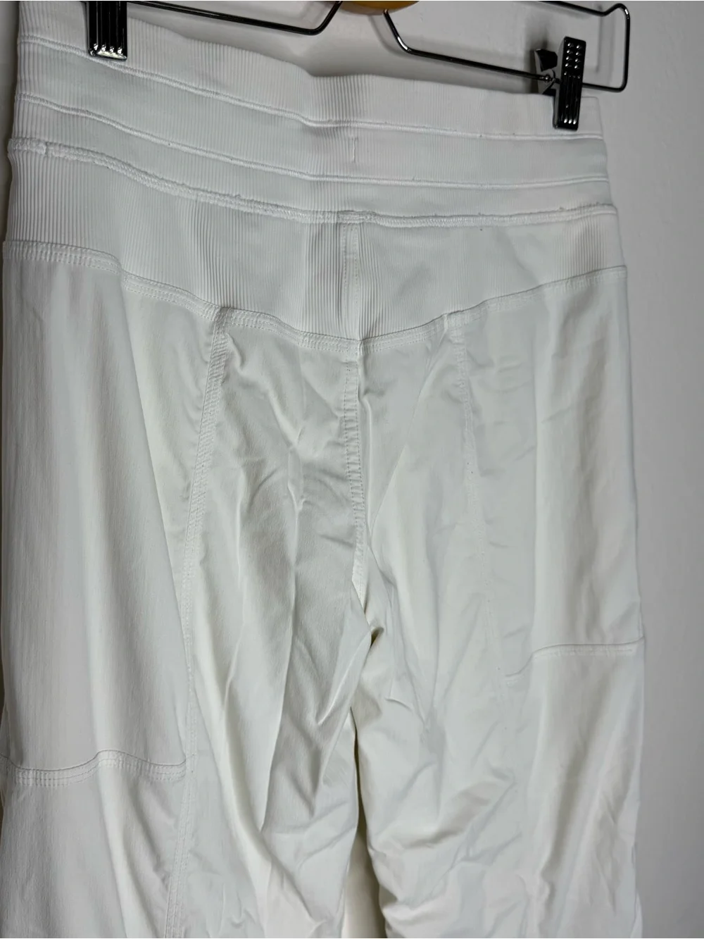 Lululemon Dance Studio Pants Bone Fill Length Sz 4 - Picture 5 of 8